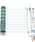 Portable Electric Goat Fence Netting 42 Inch High 168 Feet Long For Goats Sheep And Livestock Anti Predator Fence Roll displayed.