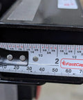 Close-up of Table Saw Fence Drawer For Biesemeyer Style Rails Left Side Securely Holds Fence Rail Remotes And Accessories.