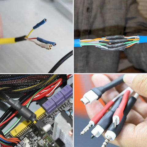 Heat Shrink Tubing Kit With 11 Sizes And 2 To 1 Shrink Ratio 580 Pcs In 6 Colors With Storage Case For Wires Electrical Shrink