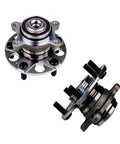 Rear Wheel Hub And Bearing Assembly 512257 2 Pack Set Compatible With Honda Civic 2006-2011, ABS 5 Lug Replacement, metal components