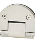 Brushed Nickel 90 Degree Glass Shower Door Hinge In SUS304 Stainless Steel Built To Last Rustproof And Corrosion Resistant Fits Glass Doors