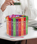 4 Compartment Drink Packet Organizer With 360 Degree Turntable Rotating Lazy Susan for powdered drink mixes, acrylic build