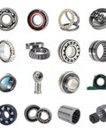Collection of various bearings including Heavy Duty Mining Equipment Bearing 32228 Single Row Tapered Roller Bearing Made From Top Tier Chrome Steel.