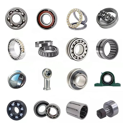 Collection of various bearings including Heavy Duty Mining Equipment Bearing 32228 Single Row Tapered Roller Bearing Made From Top Tier Chrome Steel.