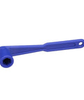 Non Corrosive Propeller Wrench For One And One Sixth Inch Nuts Includes Screw Blue Marine Tool on white background