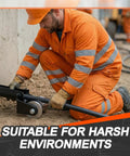 Worker using Heavy Duty Cable Puller Sheave for 2 Inch Conduit Pro Grade Steel Pulleys in industrial environment