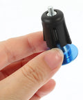 Heavy Duty Aluminum Bike Handlebar End Plugs Locking Design Stops Bars From Falling Off Lightweight Cycling Gear Plug For Your Ride, blue