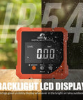 Pro Grade Digital Angle Finder With Laser Four Side Magnetic Digital Angle Gauge with backlight display for outdoor use