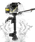 Powerful 4HP 55CC Outboard Motor With Short Shaft 4-Stroke Marine Engine Wind Cooling CDI Ignition Built In Fuel Tank
