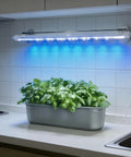 2Ft Suction Cup Plant Grow Light 12W LED Wall Mount Grow Lamp With Adjustable Height For Seed Starters, Herbs, And Indoor Gardens, 6500K Cool White Plus Enhanced Blue Spectrum, IP54 Waterproof illuminating countertop herbs