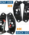Built Tough Rear Tailgate Latch Lock Kit With New Cable Bolts Drops Right In On 1999 2000 2001 2002 2003 2004 2005 2006 2007 Chevy Silverado And GMC Sierra 1500 2500 3500 shown from front and back.