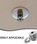 Double Disc Fire Sprinkler Cover Plates Stainless Steel Pipe Concealment Shield masks installed on ceiling, showing design and application.
