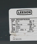 Label of Heavy Duty Half Hp Belt Drive Motor 56 Frame Open Drip Proof Two Speed 1725 And 1140 Rpm Ball Bearing Resilient Ring Mount 115 Volt Single Phase.