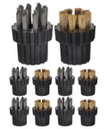 10 Pack Steam Cleaner Brush Heads Replacement Parts With Tough Bristles For Deep Grout And Tile Scrubbin, showing various nozzle designs.