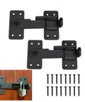 Heavy Duty Built Tough 2 Pack Flip Latch Lock With Padlock Hole 90 Degree Safety Door Bolt Gate Latch For Barn Doors Cabinets Fences