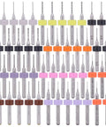 Carbide PCB Drill Bit Set Spiral Flute 0.3mm To 1.2mm For Dremel CNC Engraving PCBs Jewelry Stone Glass Etching, 50-Pack Display