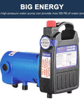 Heavy Duty One Half HP Cast Iron Water Transfer Pump 120V 1560 GPH High Pressure Pump with Suction Strainer and Brass Connectors