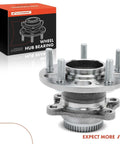 2 Pack Rear Wheel Bearing And Hub Assembly Drop In Replacement For Hyundai And Kia Models 2011 2018 Elantra Coupe GT Veloster Forte Forte Koup Forte5 With ABS Ring And 5 Lug 3D image with box