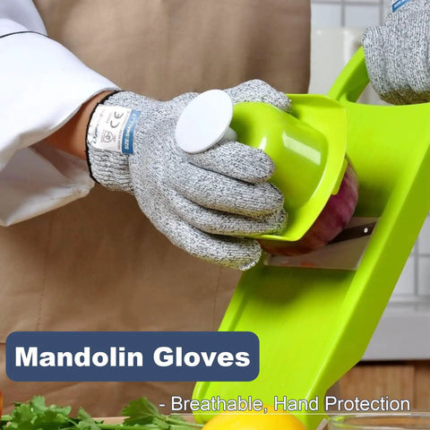 Food Grade Cut Resistant Gloves Level 5 Protection For Kitchen Safety Hands Down Dexterity For Chefs And Home Cooks Oyster Shucking Mandolin Knife And Meat Butchery Prep And Food Prep