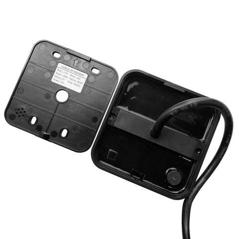 Back view of 125KHz Wiegand RFID Card Reader With Keypad 26 And 34 Bit EM ID For Access Control System, showing wiring and mounting holes.