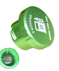 Green aluminum Ram Diesel Fuel Cap Magnetic Aluminum For 2019 Through 2025 Dodge Ram 1500 2500 3500 Diesel Trucks Fuel Filler Cover