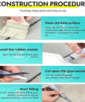 Step-by-step guide using Self Leveling Crack Sealant For Quick Drying Concrete Repairs Pro Grade Filling Compound