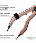 Pro Grade Keratin Fusion Tool For Hair Extensions With Slim Long Heating Plates Adjustable Temperature Rapid Heat Up Rose Gold