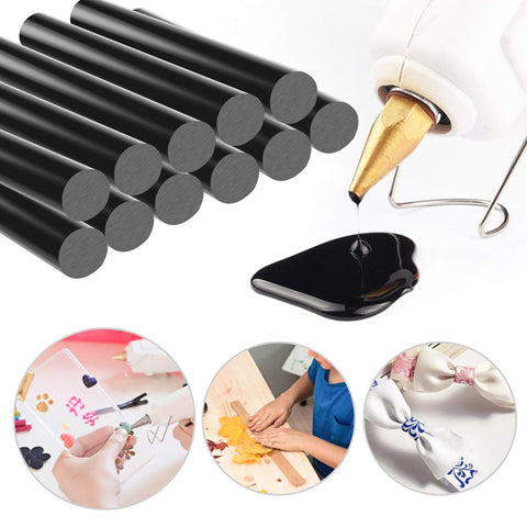 Clear Hot Glue Sticks 36 Pack Bulk Full Size 3.93 Inch By 0.43 Inch with glue gun and applications in crafts and repairs