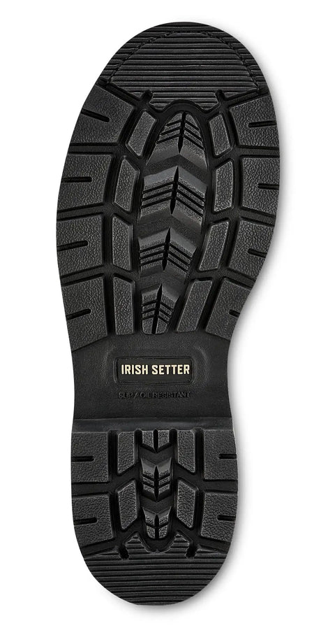 Sole of Women Work Boots 6 Inch Steel Toe Brown Wide 7 D Built For Tough Shifts Slip Resistant Rubber EVA Treker Outsole