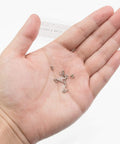 Hand holding Micro Eyeglass And Sunglass Repair Screws Kit With Nuts, Stainless Steel Tiny Screws Assortment For Spectacles And Watches