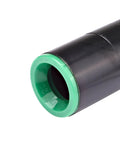 Raindrip 344G00UB compression coupling end view for 1/2-in drip tubing, black body with green ring