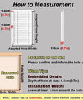 How to measure for Black 10 By 12 Inch Return Air Grille With Louvered Vents And Built In Filter installation dimensions.