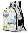 Travel Laptop Backpack For Weekend Road Trips And Daily Commute Road Trip Ready Durable Polyester Computer Bag With Large Capacity, van print