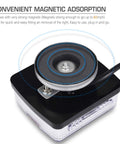 Linkitom magnetic LED trailer light kit, close-up view, black housing with clear lens and magnetic base.
