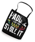 Paddler Tote Bag For Dragonboating Enthusiasts Crew Gear For Paddles Towels And Essentials Race Day Or Festival With A Paddle Like You Stole It Vibe On The Go, 16x16 in black tote with colorful dragon boat graphics