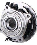 Front Wheel Hub And Bearing Assembly For 2014-2018 Ram 2500 And 2013-2018 Ram 3500 With ABS 8 Lug, corrosion resistant, front view.