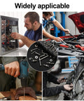 Heavy Duty 351 Piece Stainless Steel Screw Assortment Kit With Phillips Pan Head Machine Screws Nuts Bolts And Flat Washers shown in use for garage and auto repairs.