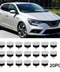 20 Pack Car Door Trim Panel Clips Fasteners Nylon Interior Push Pins Replacement Parts OE 9345ZN 22.3x20mm in front of a car