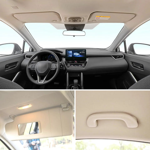 Babnecl light gray suede auto headliner fabric, 96 x 60 inches, microfiber velvet with foam backing (car interior)