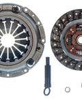 Pro Grade Manual Clutch Kit For 1989 To 1991 Mazda RX7 1.3L Rotary friction plate and pressure plate components.