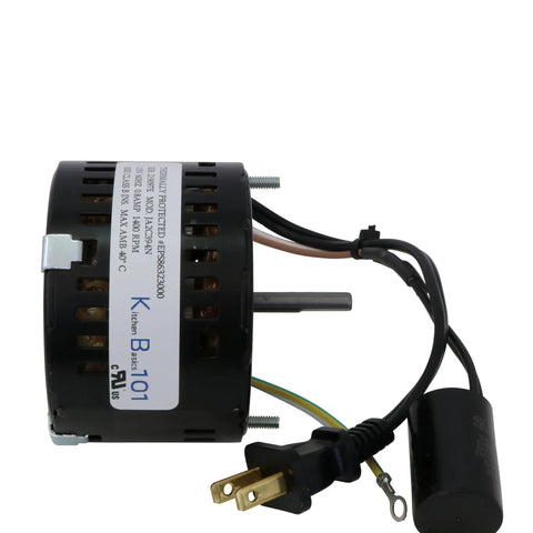 Plug And Play Replacement Motor For QT110 New Style And QT100 Series 1400 RPM 3.3 Inch Diameter 115V 0.8A CWSE Rotation Side View
