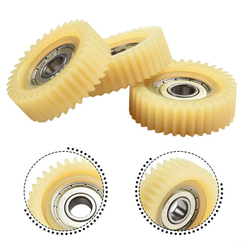 Close-up of 36T Planetary Gears With Bearings For Hub Motor Nylon Stainless Steel E Bike Gear Replacement Kit showing gear teeth and bearings