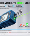 Green Laser Distance Meter 262Ft Portable USB C Rechargeable Digital Measuring Tool with high-visibility green light