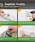 Step-by-step assembly of 10 Pack Hard Wired LED Emergency Lights With Battery Backup Featuring Two Adjustable Heads For Commercial Exit Lighting UL 924 Certified.