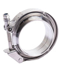 V Band Clamp With Flanges Stainless Steel 304 Quick Release Kit For Exhaust Pipes 1.75 Inch No Gasket Needed