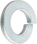 Close-up of a Split Lock Washer Zinc Coated Five Sixteenth Inch Anti Loosening And Vibration Resistant Hardware Washer 100 Pack