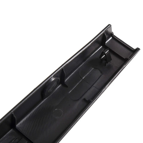 Interior view of Tailgate Molding Cap Top Cover For 2007 2013 Toyota Tundra with retainers, black durable plastic