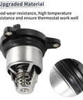 Straight Up Inner Thermostat And Coolant Housing Assembly For Audi A6 A7 Q8 2019 To 2022 engine temperature regulator close up