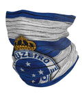 Unisex Microfiber Neck Warmer Face Mask For Cold Weather Outdoors Bandana Style Gaiter with blue and white flag design