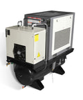 Beefy 20HP Rotary Screw Air Compressor With Dryer And 105 Gallon ASME Tank, 78 CFM At 116 PSI, 230V 3-Phase, side view
